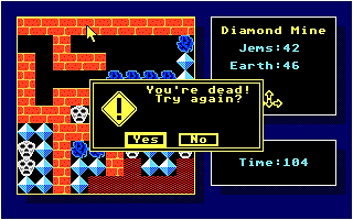 Diamond Mine atari screenshot